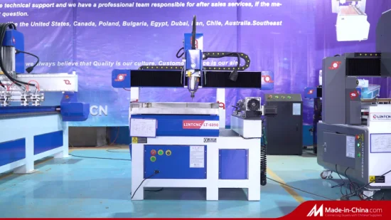 China Multifunktionaler 6090 CNC-Fräser für 3D-Werbelogo Marmor Granit